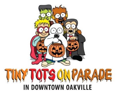 tiny tots on parade Oakville banner